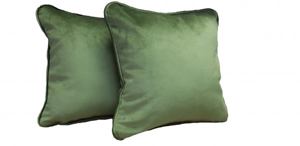 Set doua perne decorative din catifea – culoare verde inchis