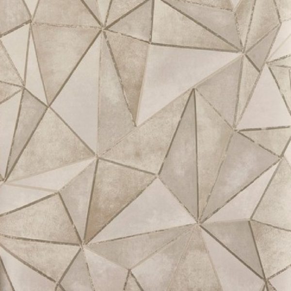 Tapet forme geometrice Shard Stonewash