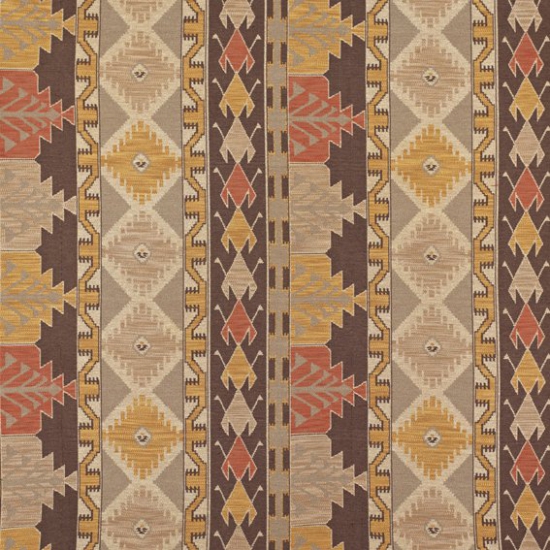 Material textil pentru tapiterie cu motive etnice Izmit Salmon