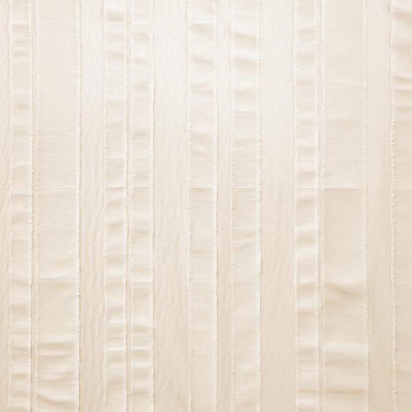 Draperii din bumbac cu dungi in relief Rugby Natural