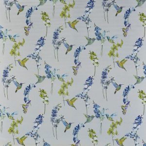 Draperii cu flori si pasari Humming bird Waterfall