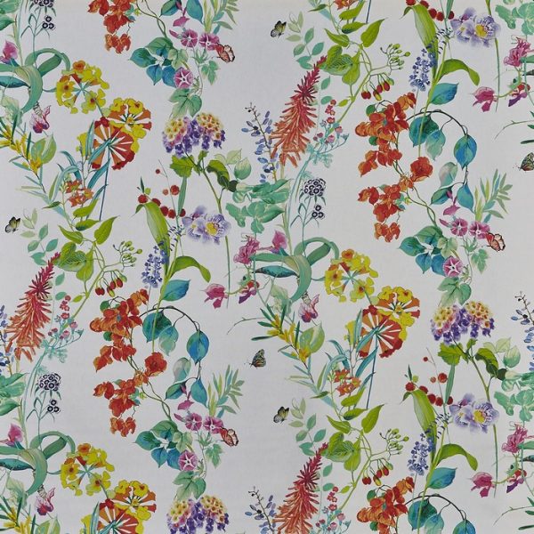 Draperii cu model floral Bougainvillea Spring