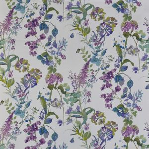 Draperii cu model floral Bougainvillea Wisteria