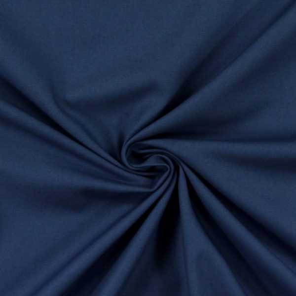 Draperii din bumbac 100% Panama Navy