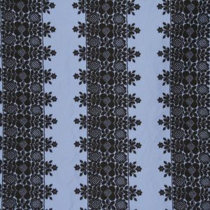 draperii brodate Frida Bleu Noir
