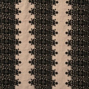 draperii model floral brodat Frida Mastic Noir