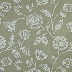 draperii din in cu imprimeu floral Ecuador Linen