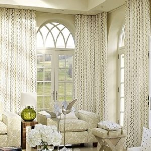 draperii cu broderie zig zag