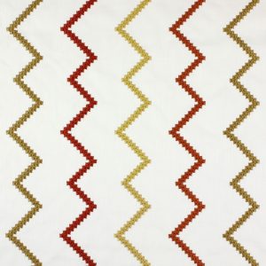 draperii cu model zig zag SASSAN RUSSET