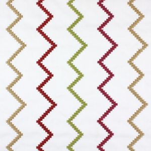 draperii cu broderie zigzag SASSAN GARNET