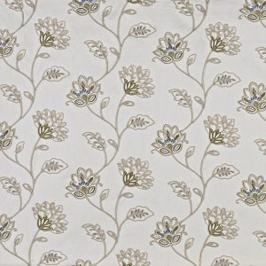 draperii model floral brodat LA ROCHELLE PISTACHIO