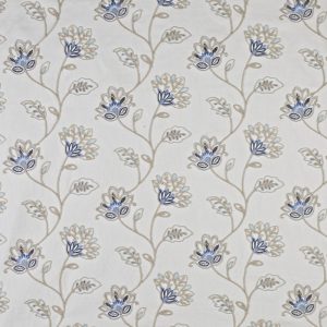 draperii cu broderie LA ROCHELLE INDIGO