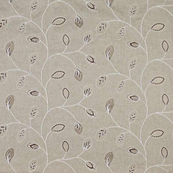 Draperii brodate Marseille Parchment