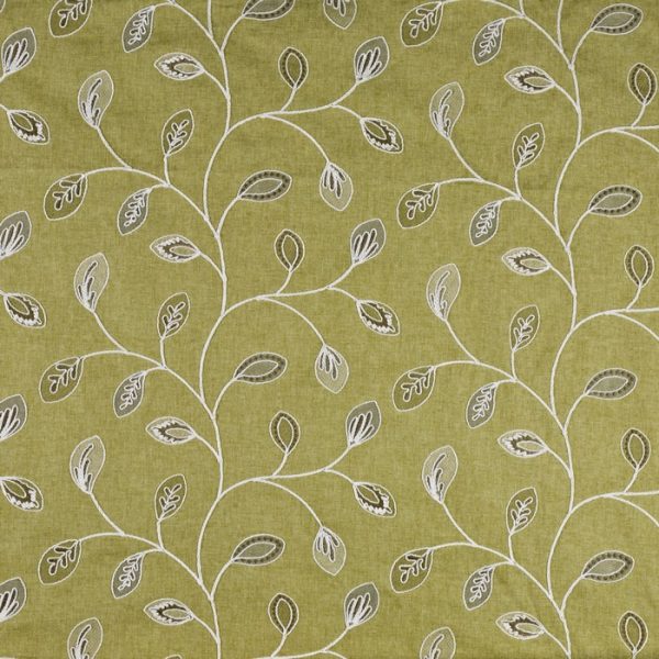 Draperii brodate Marseille Pistachio