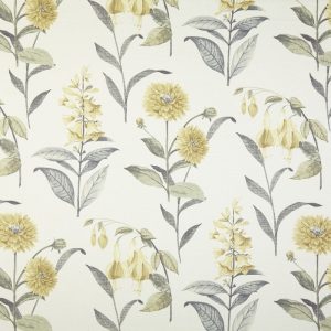 draperii cu flori BLOOMINGDALE CHARTREUSE