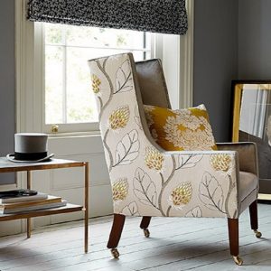 Tapiterie model floral Portobello Flower Yellow