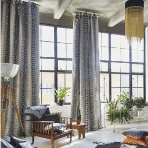 draperii cu motive geometrice Navajo Noire