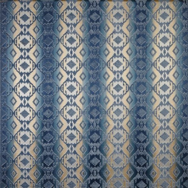 Draperii cu motive geometrice Navajo Denim