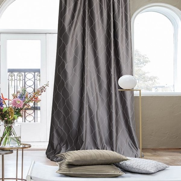 Draperii moderne Lamlash Dark Grey
