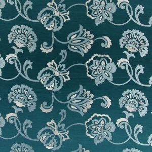 draperii florale novara teal
