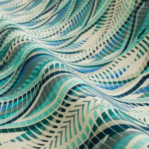 catifea imprimata pentru tapiterie Tuareg Velvet Azul