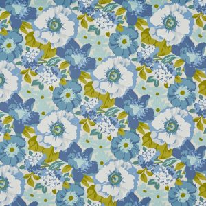 draperii florale inspiratie retro zumba indigo
