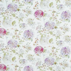 draperii cu flori lila thistle
