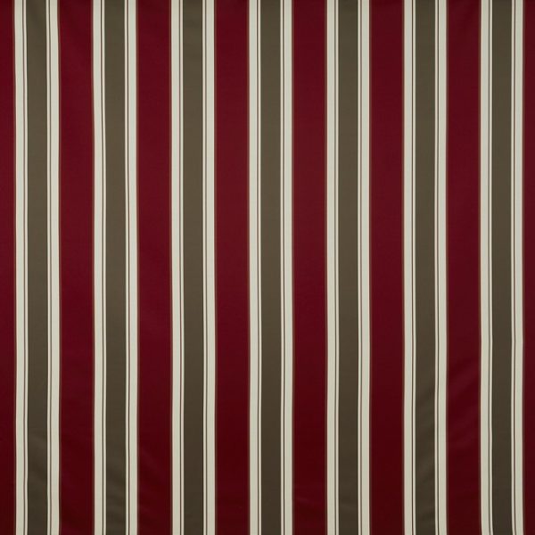 Draperii cu dungi Churchill Cranberry