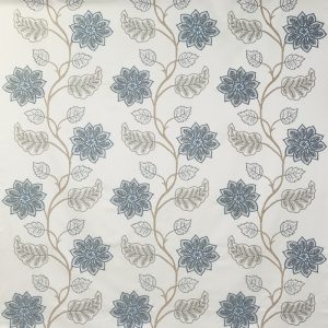 draperii model floral wilton azure