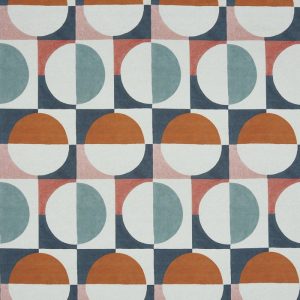 draperii cu model geometric arc auburn