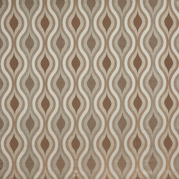 Draperii cu model geometric Deco Gilded