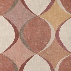 Draperii cu imprimeu geometric Cuevas de Arta 01