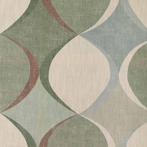 Draperii cu imprimeu geometric Cuevas de Arta 04