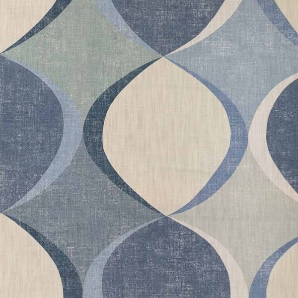 Draperii cu imprimeu geometric Cuevas de Arta 02