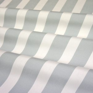 Material textil pentru exterior Listado Gris Claro Blanco