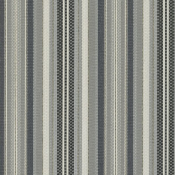 Material textil de exterior Rayure Gris