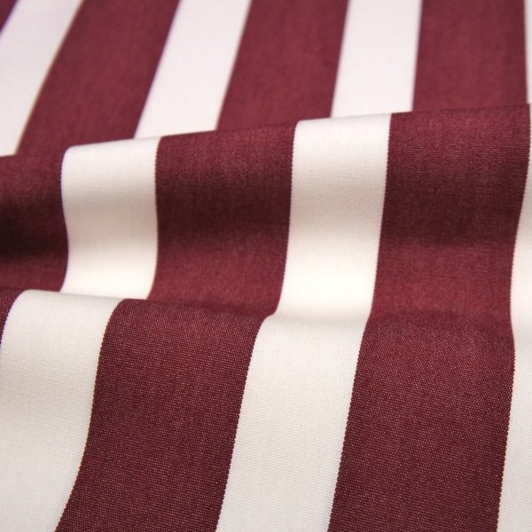 Material textil pentru exterior Listado Granate