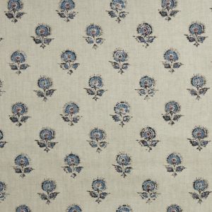Material textil cu model floral de mici dimensiuni Konkani 5