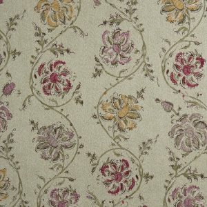 material textil natural cu model floral Urdu 2
