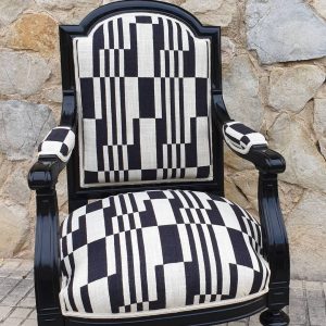 material textil alb negru tapiterie