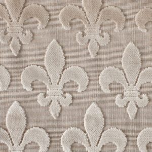 material textil pentru tapiterie model clasic Fleurs de Lis Beige