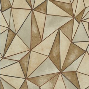 tapet forme geometrice shard gilded