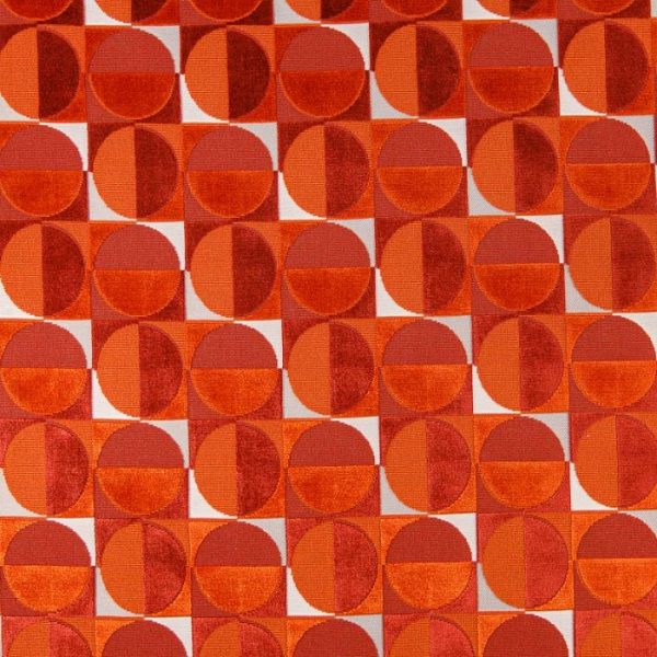 Material textil tapiterie Massiel Orangine