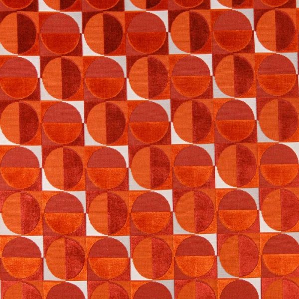 Material textil tapiterie Massiel Orangine