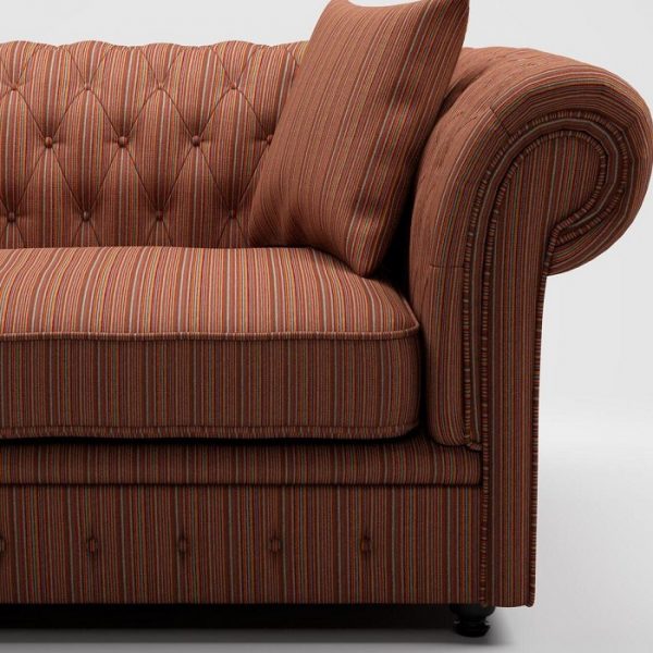 Material textil cu dungi pentru tapiterie Bingo 3 (FibreGuard)