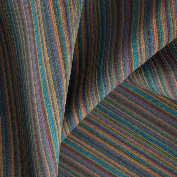 Material textil cu dungi pentru tapiterie Bingo 8 (FibreGuard)