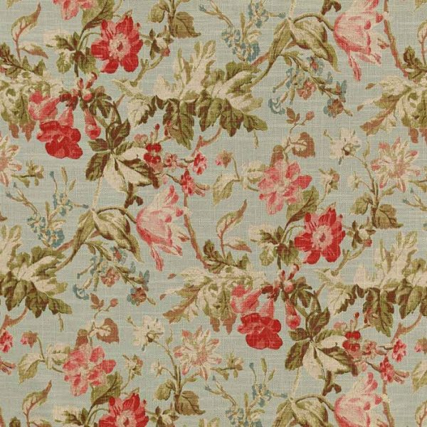 Material textil cu design floral pentru tapiterie Manor 01