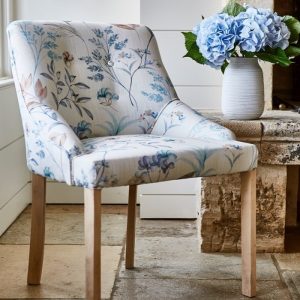 material textil cu design floral pentru tapiterie verbena