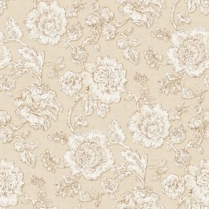Draperii din bumbac organic cu model floral Cintia 08