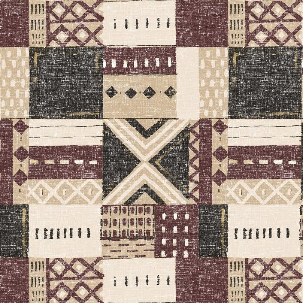 Material textil cu motive tribale Kyoga 01